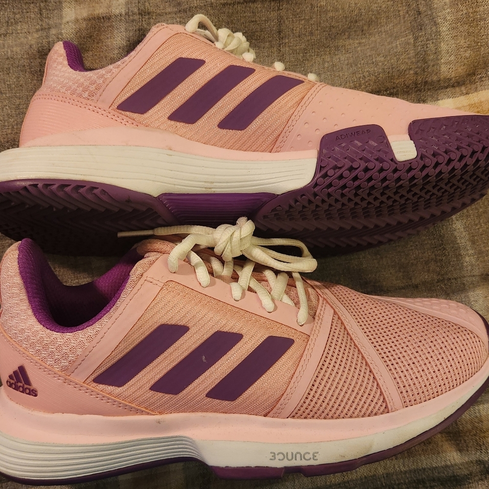 Adidas Women's Size 7 Court Jam Tennis Sneakers - Pink/Purple - NWOT